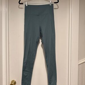 Girlfriend Collective Teal High-Waisted Leggings